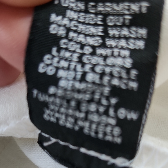 Sharagano Sleevless Denim Dress White 6 - Picture 6 of 8